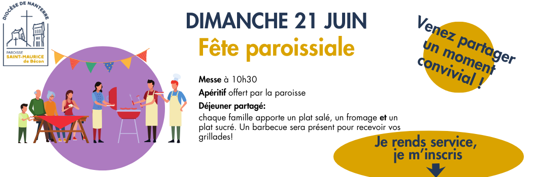 Fête paroissiale – 21 juin